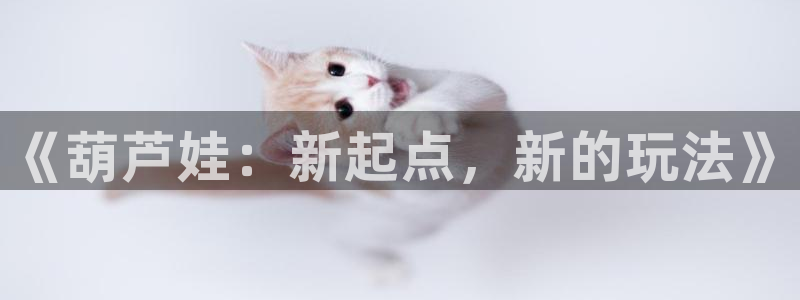 bg大游官网平台代理条件：《葫芦娃：新起点，新的玩法》