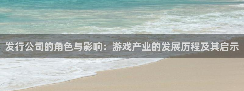bg大游娱乐测速官网：发行公司的角色与影响：游戏产业的发展历程及其启示